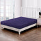 Premium Ultrasonic Quilted Waterproof Mattress Protector – Fitted & Anti-Slip Double Bed Cover (Blue)