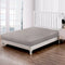 Premium Waterproof Fitted Mattress Protector – Ultrasonic Quilted, Anti-Slip Double Bed Cover (Grey)