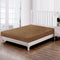 Premium Ultrasonic Quilted Waterproof Mattress Protector – Fitted & Anti-Slip Double Bed Cover (Dark Brown)