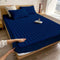 Premium Quilted Waterproof Mattress Protector – Double Bed (BLUE)