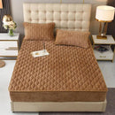 Premium Quilted Waterproof Mattress Protector – Double Bed  ( Light Copper)